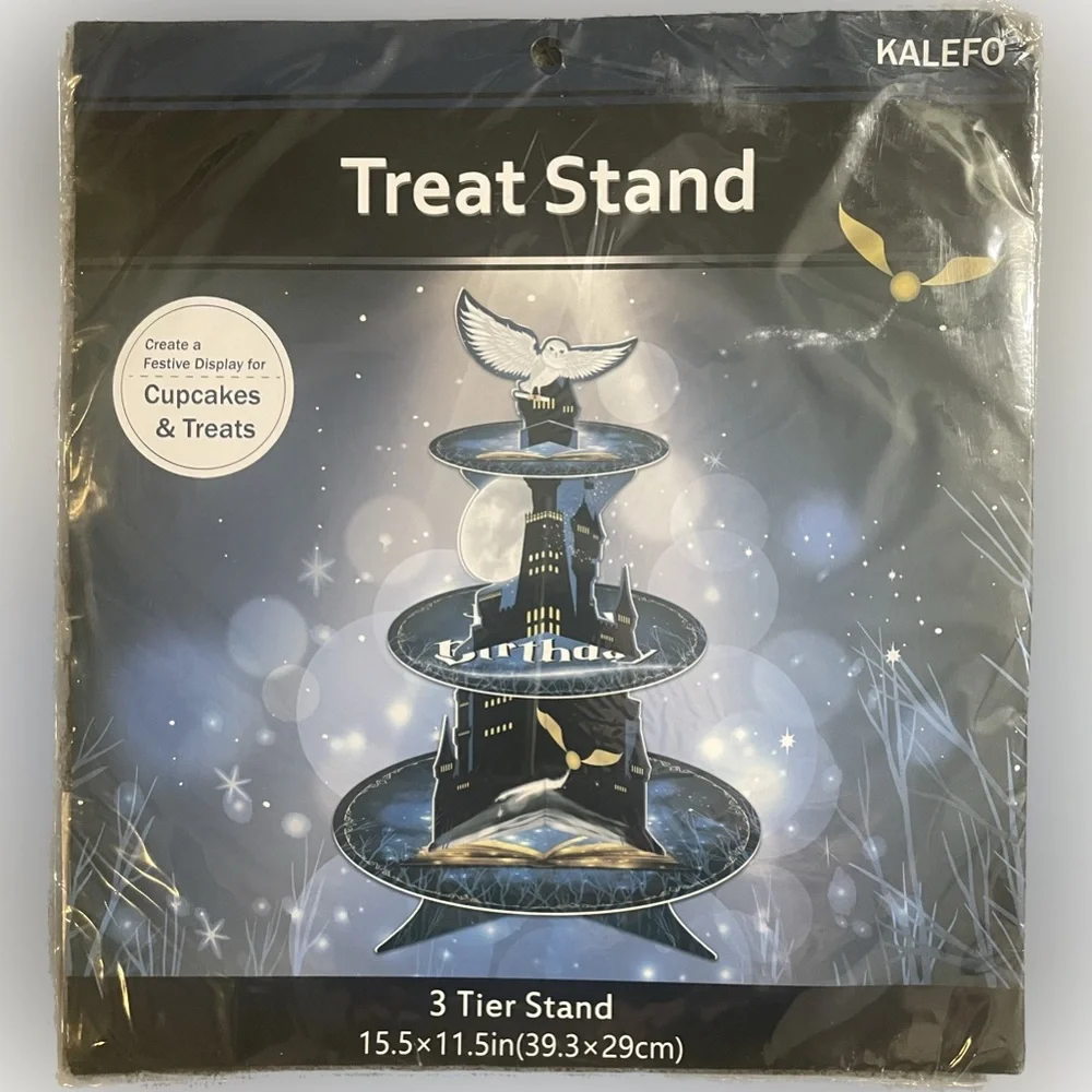 KALEFO Magical Wizard 3‎ Tier Cupcake Stand